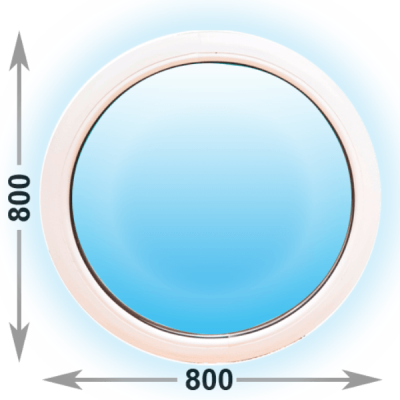 Готовое пластиковое окно Kbe двухстворчатое 1000х1200