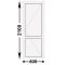 Готовая пластиковая межкомнатная дверь Veka WHS 800x2100 Правая