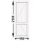 Готовая пластиковая межкомнатная дверь Veka WHS 950x2100 Правая