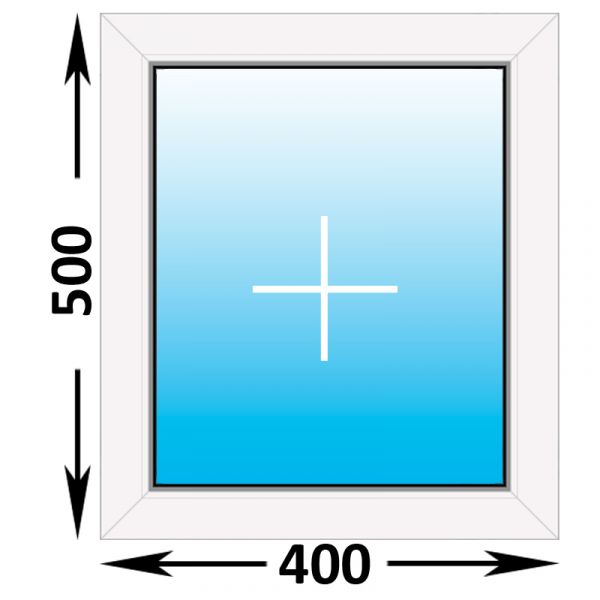 Пластиковое окно Veka WHS глухое 400x500 (ширина Х высота)  (400Х500)