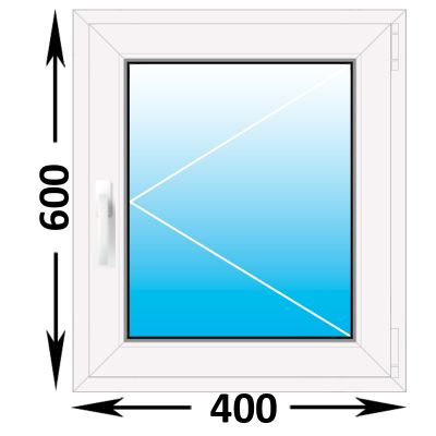 Пластиковое окно Veka WHS одностворчатое 400x600 (ширина Х высота)  (400Х600)