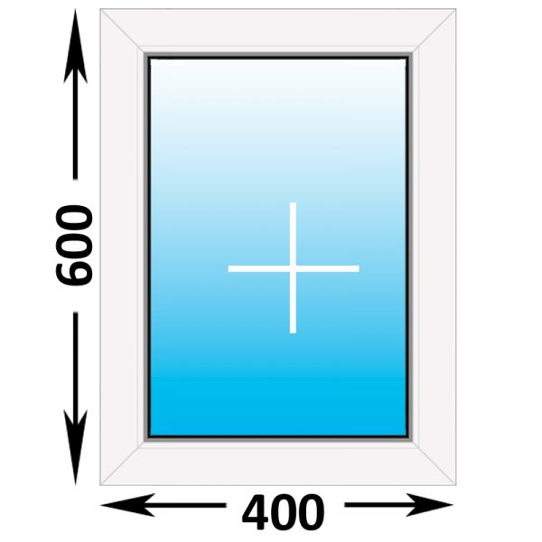 Пластиковое окно Veka WHS глухое 400x600 (ширина Х высота)  (400Х600)